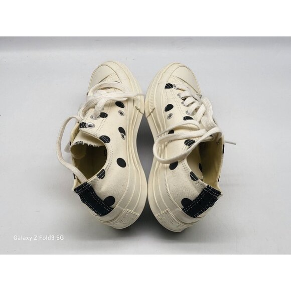 Converse All Star 70 Low Sneakers M 5 W 7‎ Comme De Garcons Polka Dot Heart - Picture 5 of 9